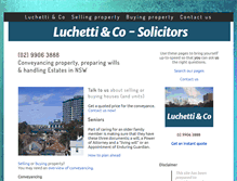 Tablet Screenshot of luchetti.com.au